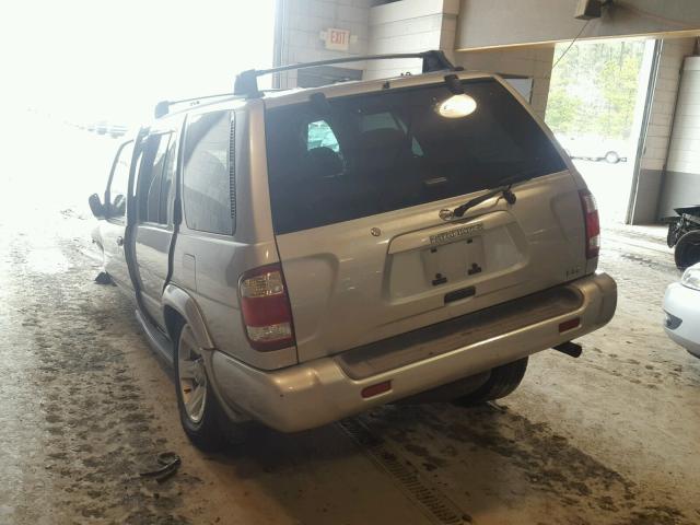 JN8DR09Y33W808851 - 2003 NISSAN PATHFINDER SILVER photo 3