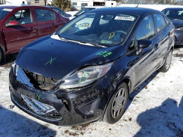 3FADP4BJ5BM173965 - 2011 FORD FIESTA SE BLACK photo 2