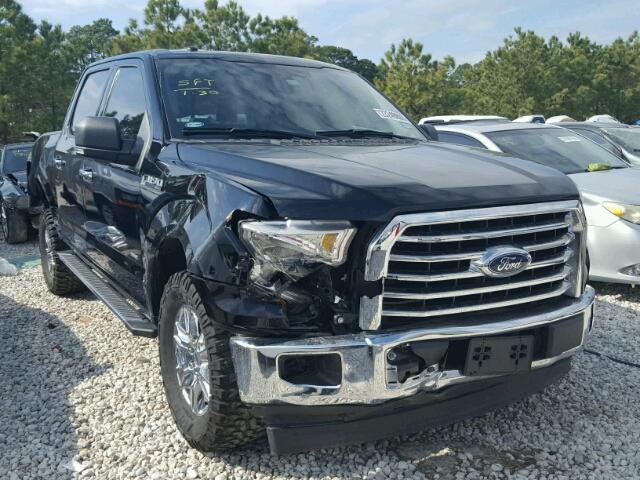 1FTEW1CG3HKC32725 - 2017 FORD F150 SUPER BLACK photo 1