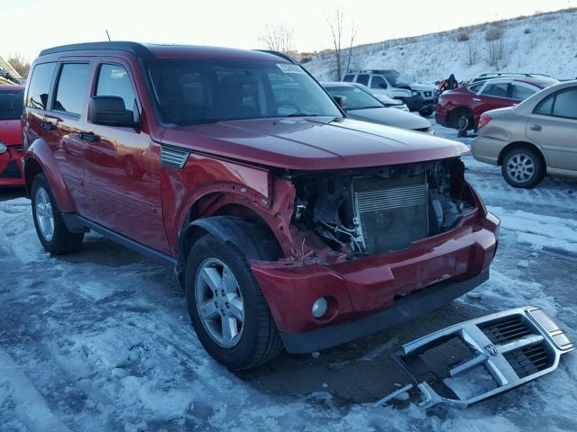 1D8GU28K98W178259 - 2008 DODGE NITRO SXT RED photo 1