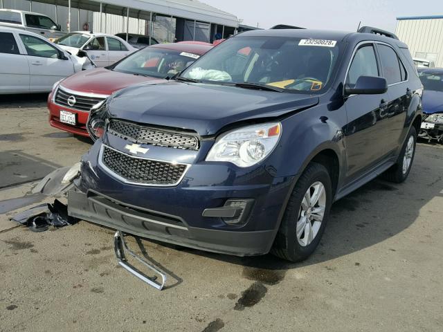 2GNALBEK0F6179150 - 2015 CHEVROLET EQUINOX LT BLUE photo 2