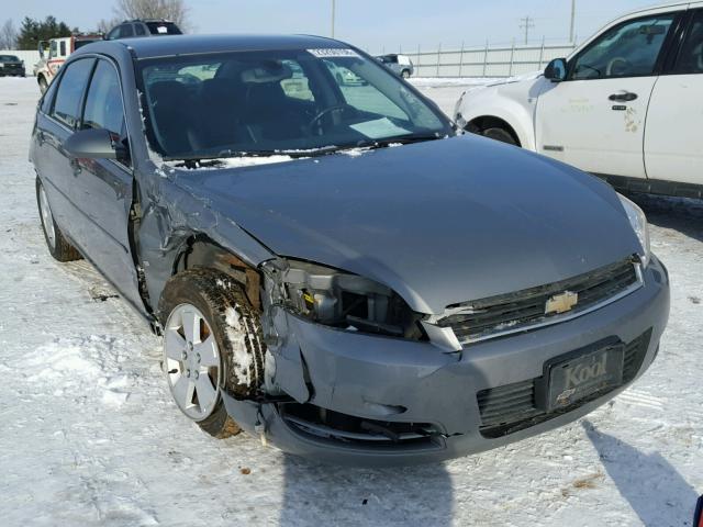 2G1WT58K089115034 - 2008 CHEVROLET IMPALA LT GRAY photo 1