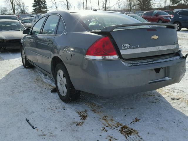 2G1WT58K089115034 - 2008 CHEVROLET IMPALA LT GRAY photo 3