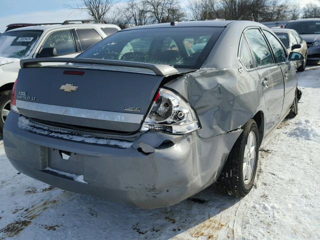 2G1WT58K089115034 - 2008 CHEVROLET IMPALA LT GRAY photo 4