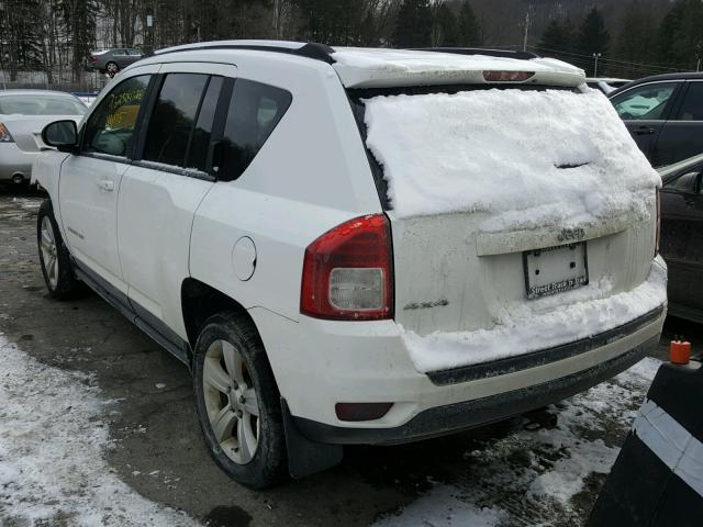 1J4NF1FB4BD158799 - 2011 JEEP COMPASS SP WHITE photo 3