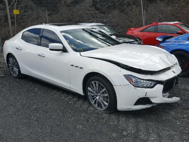 ZAM57XSA3G1175651 - 2016 MASERATI GHIBLI WHITE photo 1