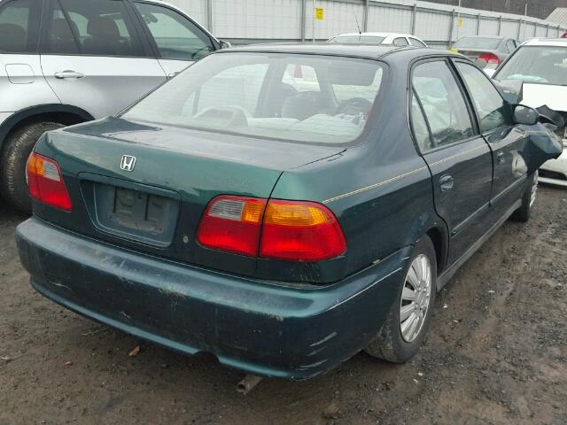 2HGEJ6619XH529606 - 1999 HONDA CIVIC BASE GREEN photo 4