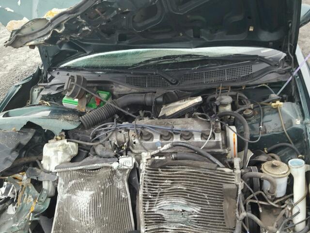 2HGEJ6619XH529606 - 1999 HONDA CIVIC BASE GREEN photo 7