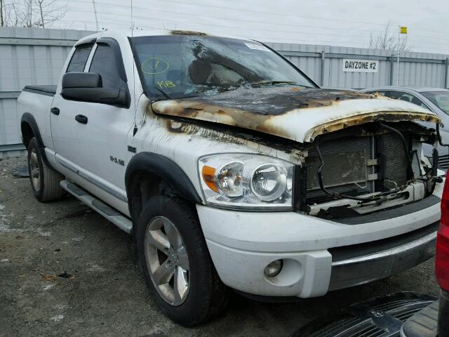 1D7HU18228S551314 - 2008 DODGE RAM 1500 S WHITE photo 1