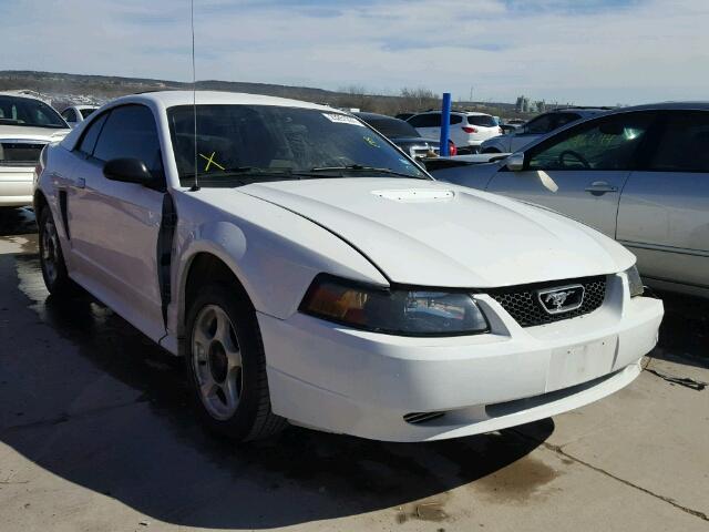 1FAFP40433F436607 - 2003 FORD MUSTANG WHITE photo 1