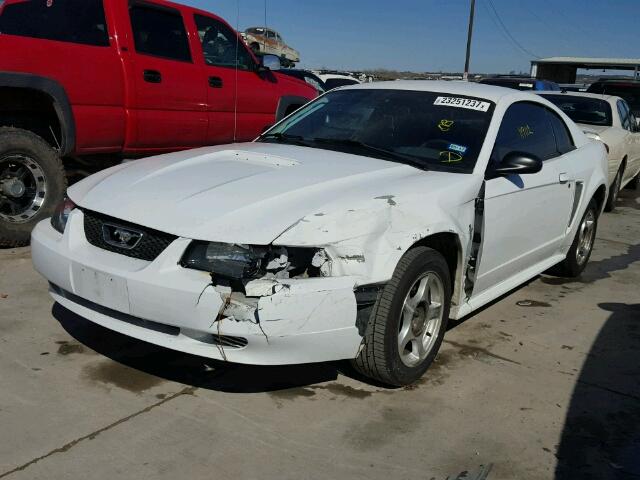 1FAFP40433F436607 - 2003 FORD MUSTANG WHITE photo 2