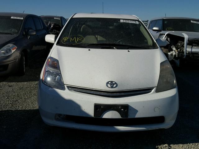 JTDKB20U787729357 - 2008 TOYOTA PRIUS WHITE photo 9