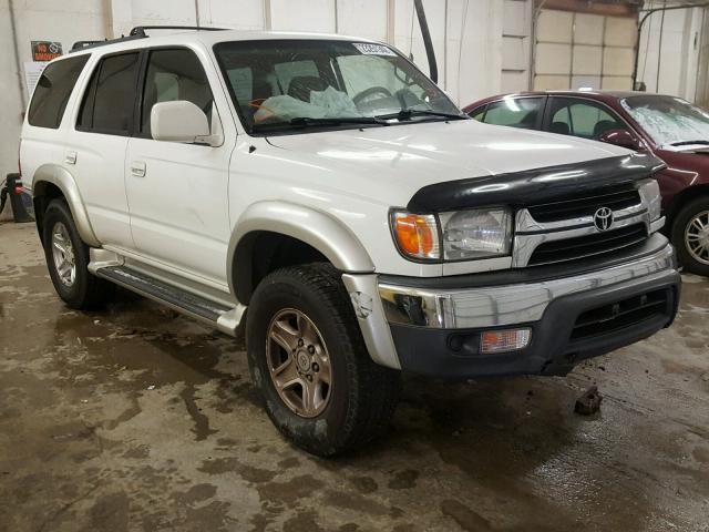 JT3HN86R620373138 - 2002 TOYOTA 4RUNNER SR WHITE photo 1