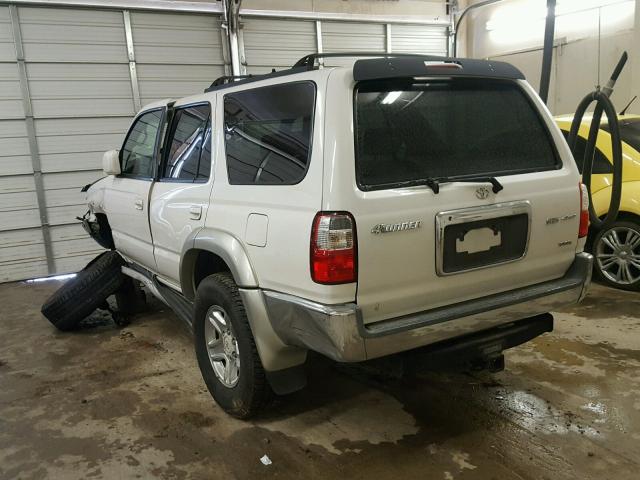 JT3HN86R620373138 - 2002 TOYOTA 4RUNNER SR WHITE photo 3