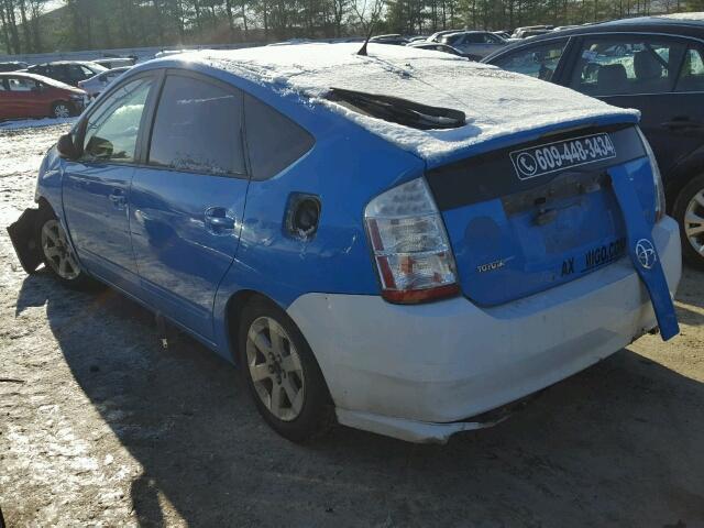 JTDKB20U777607094 - 2007 TOYOTA PRIUS BLUE photo 3