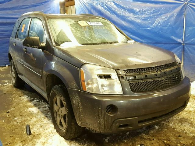 2CNDL13F686056084 - 2008 CHEVROLET EQUINOX LS GRAY photo 1