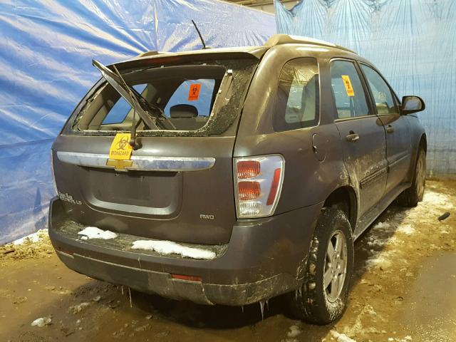 2CNDL13F686056084 - 2008 CHEVROLET EQUINOX LS GRAY photo 4