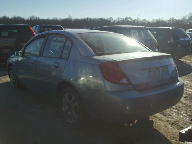 1G8AL52F43Z163951 - 2003 SATURN ION LEVEL BLUE photo 3