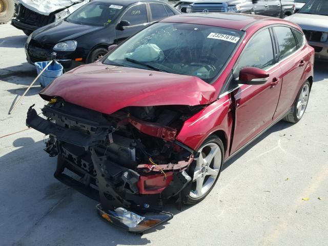 1FADP3N27EL368602 - 2014 FORD FOCUS TITA RED photo 2