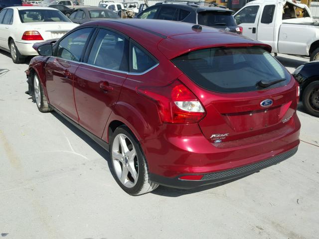 1FADP3N27EL368602 - 2014 FORD FOCUS TITA RED photo 3