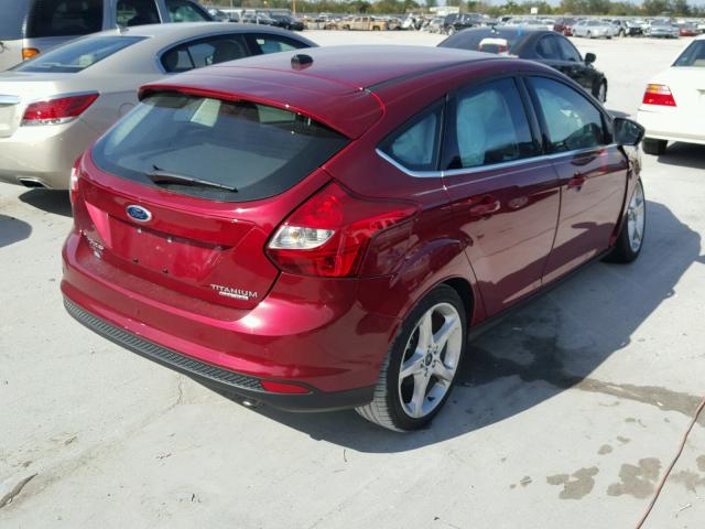 1FADP3N27EL368602 - 2014 FORD FOCUS TITA RED photo 4