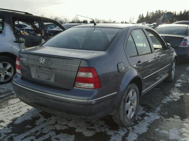 3VWSK69M14M080534 - 2004 VOLKSWAGEN JETTA GLS GRAY photo 4