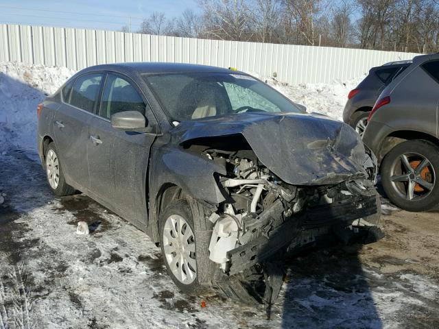 3N1AB7AP9GY259141 - 2016 NISSAN SENTRA S SILVER photo 1