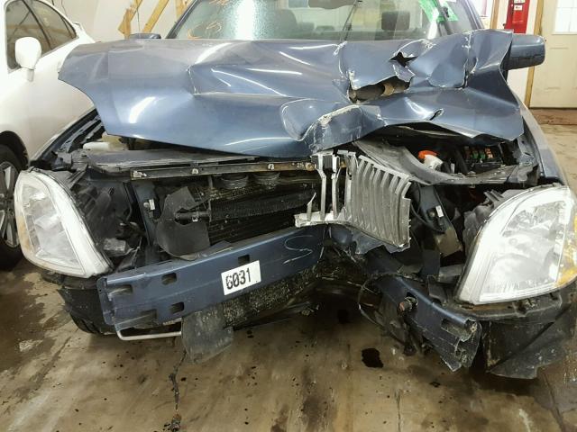 1MEHM40125G600989 - 2005 MERCURY MONTEGO LU BLUE photo 9