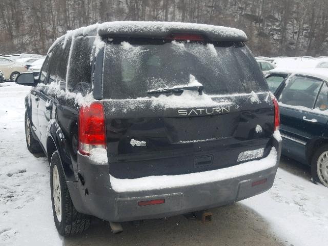 5GZCZ53485S804040 - 2005 SATURN VUE BLACK photo 3