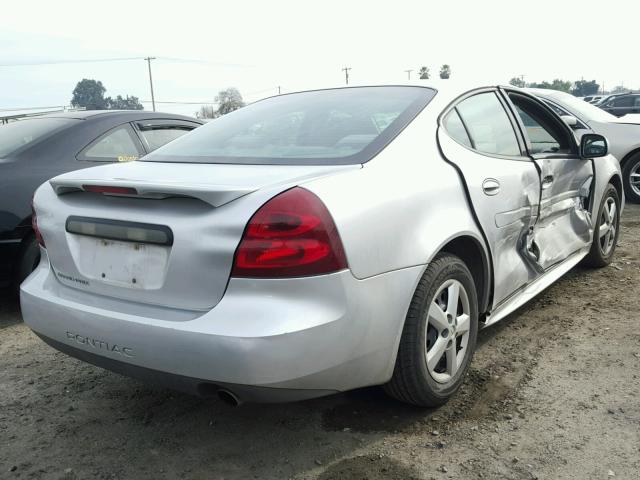 2G2WP522351228026 - 2005 PONTIAC GRAND PRIX SILVER photo 4