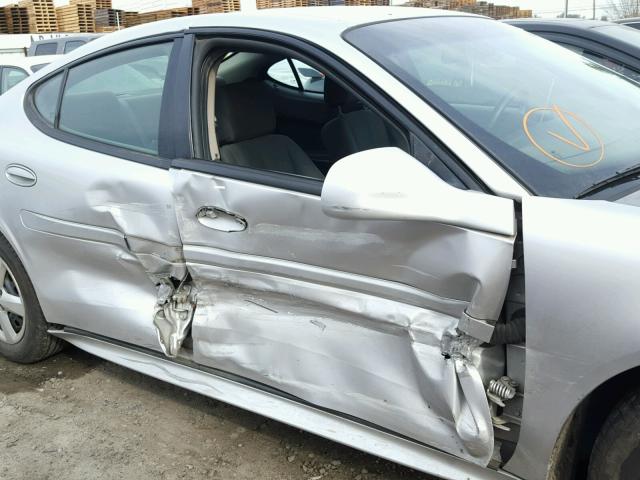 2G2WP522351228026 - 2005 PONTIAC GRAND PRIX SILVER photo 9