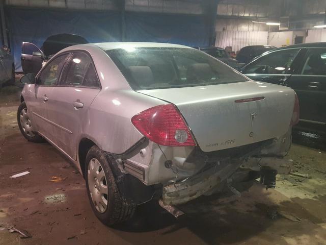 1G2ZF55B364284632 - 2006 PONTIAC G6 SE SILVER photo 3