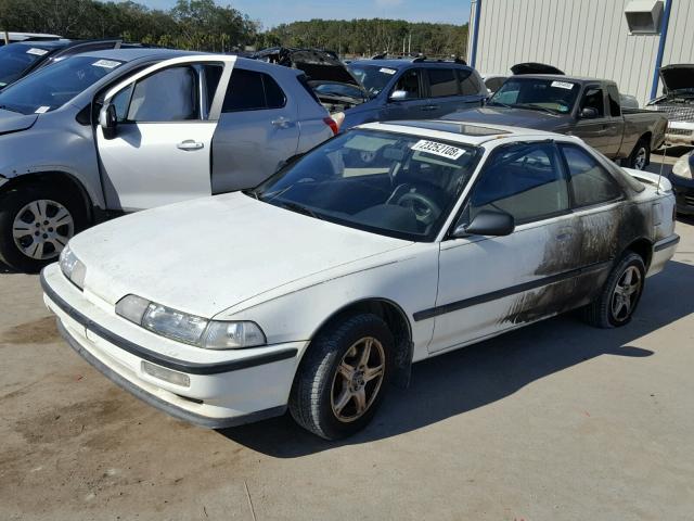 JH4DA936XLS059745 - 1990 ACURA INTEGRA GS WHITE photo 2