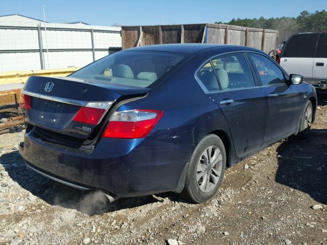 1HGCR2F30FA227791 - 2015 HONDA ACCORD LX BLUE photo 4