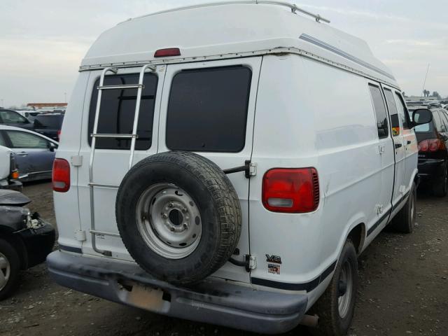 2B7HB11Y1WK102941 - 1998 DODGE RAM VAN B1 WHITE photo 4