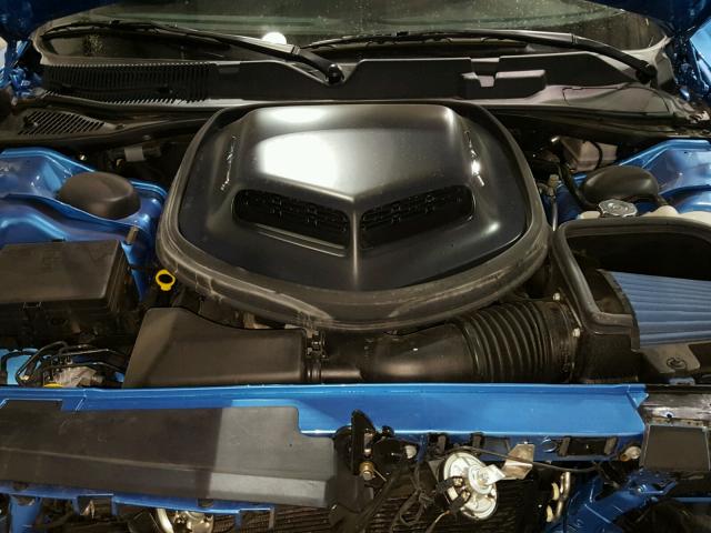 2C3CDZBT1GH250418 - 2016 DODGE CHALLENGER BLUE photo 7