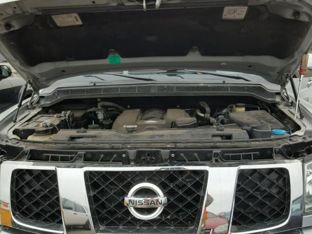 5N1AA08B14N745044 - 2004 NISSAN ARMADA SE SILVER photo 7