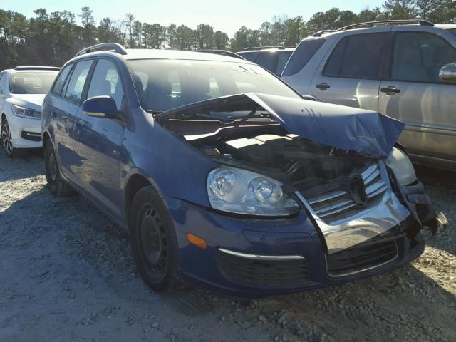 3VWKM71KX9M263027 - 2009 VOLKSWAGEN JETTA S BLUE photo 1