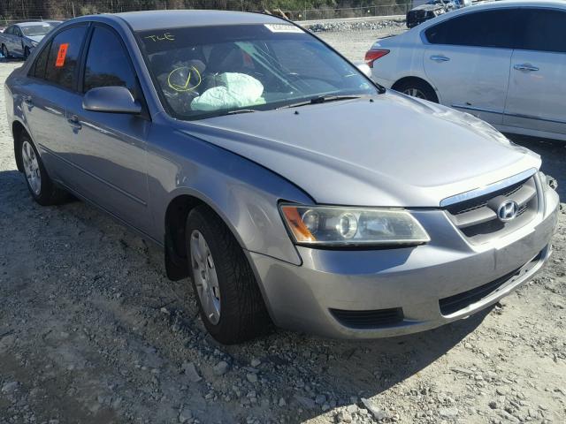 5NPET46C27H214717 - 2007 HYUNDAI SONATA GLS SILVER photo 1