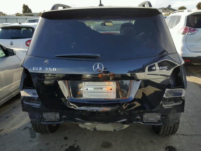 WDCGG8JB6FG346444 - 2015 MERCEDES-BENZ GLK 350 4M BLACK photo 9