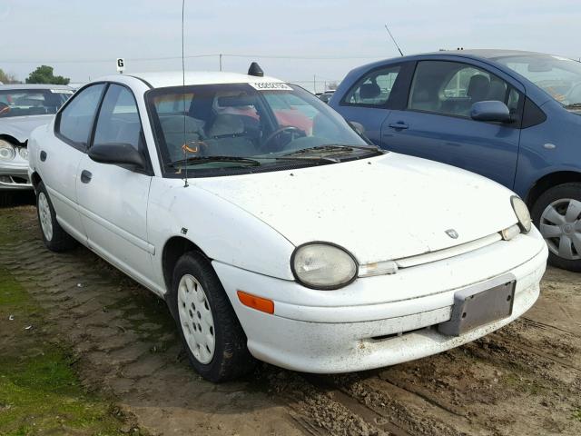 1B3ES47C2WD672510 - 1998 DODGE NEON HIGHL WHITE photo 1