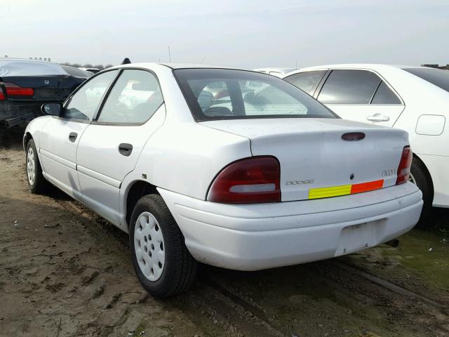 1B3ES47C2WD672510 - 1998 DODGE NEON HIGHL WHITE photo 3