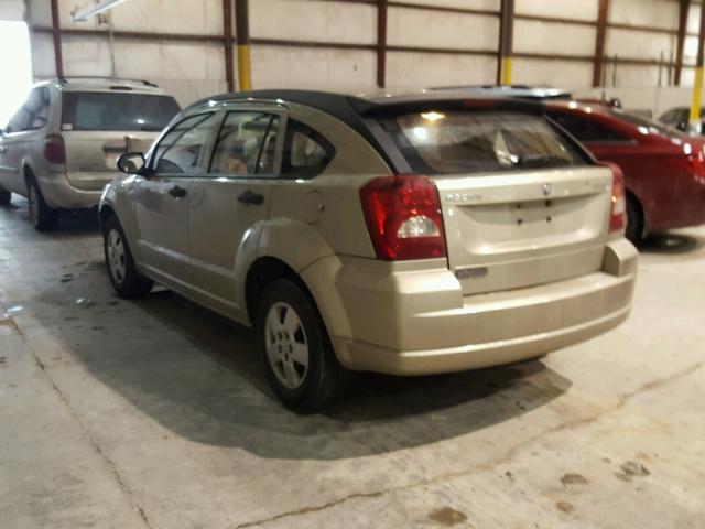 1B3HB28A99D152100 - 2009 DODGE CALIBER SE BEIGE photo 3