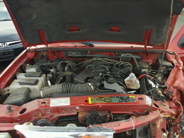 1FTZR44E34PB59439 - 2004 FORD RANGER SUP RED photo 7