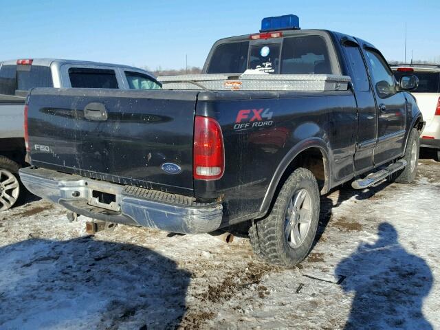 1FTRX18L23NB84162 - 2003 FORD F150 BLACK photo 4