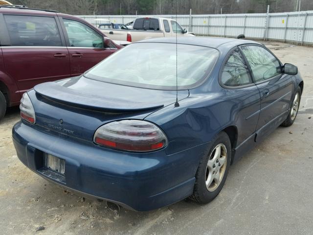 1G2WP1213VF273010 - 1997 PONTIAC GRAND PRIX TURQUOISE photo 4