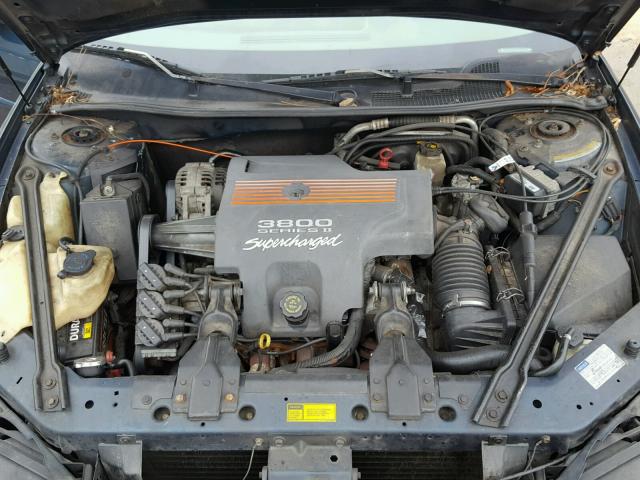 1G2WP1213VF273010 - 1997 PONTIAC GRAND PRIX TURQUOISE photo 7