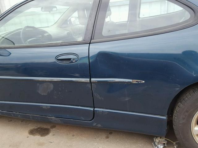 1G2WP1213VF273010 - 1997 PONTIAC GRAND PRIX TURQUOISE photo 9