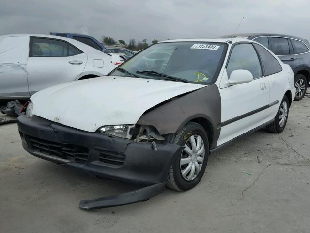 2HGEJ1232SH552499 - 1995 HONDA CIVIC EX WHITE photo 2