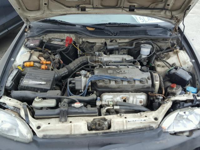 2HGEJ1232SH552499 - 1995 HONDA CIVIC EX WHITE photo 7